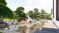 Thiết kế thác nước sân vườn 190m2 tuyệt đẹp tại Hải Phòng