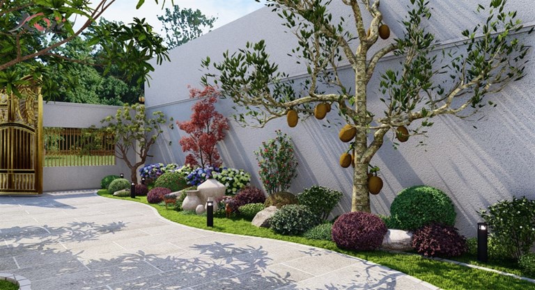 Cải tạo sân vườn tuyệt đẹp cho chủ nhà tại Cổ Nhuế