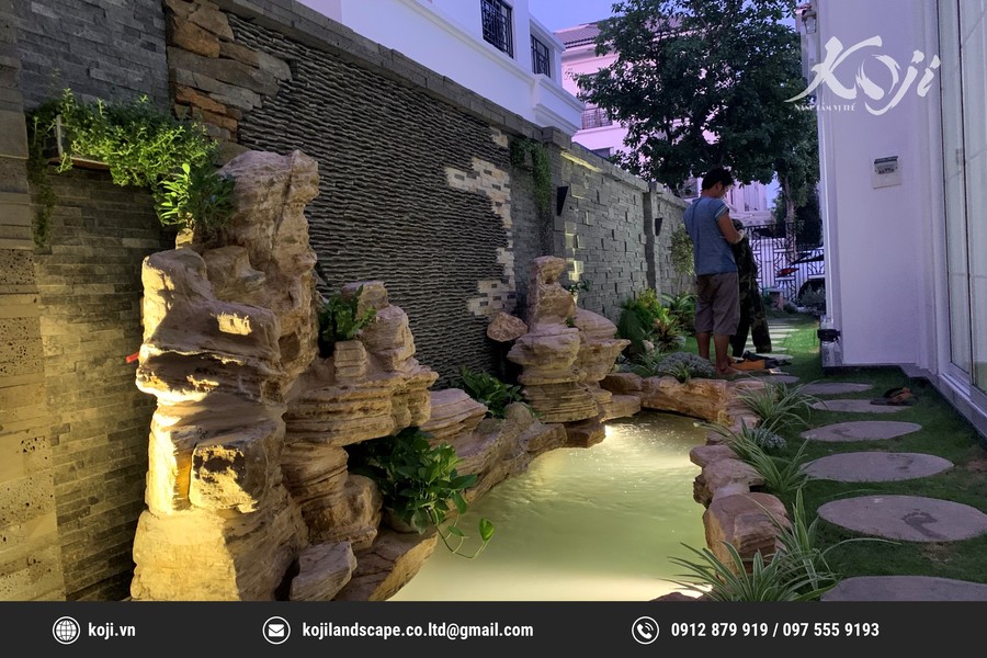 Lắp đặt hệ thống ánh sáng cho hồ cá