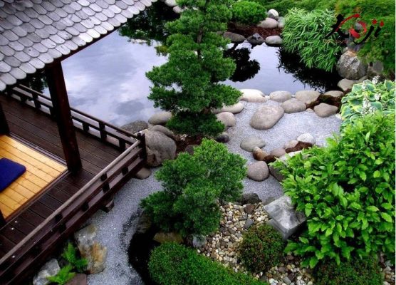 Thiết kế sân vườn phong cách Nhật