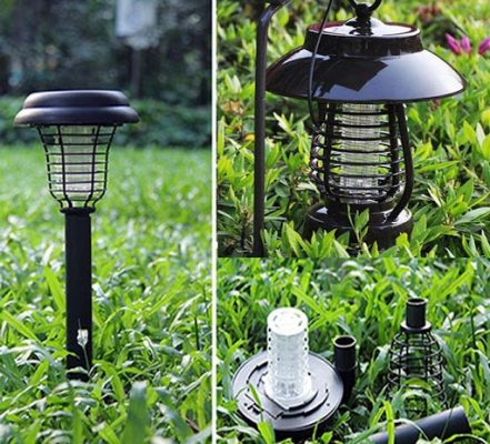 Đèn bắt muỗi trang trí sân vườn