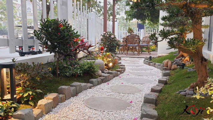 Mẫu sân vườn theo phong cách Nhật Bản