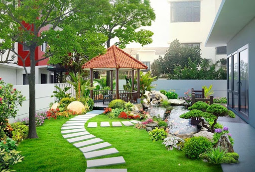 Những căn biệt thự có sân vườn đẹp luôn được đánh giá cao